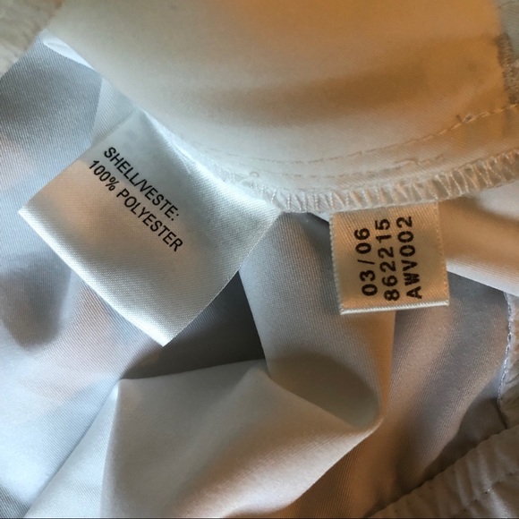 Adidas Men’s ClimaProof Pullover V Neck Golf Shirt White Large - Picture 7 of 8